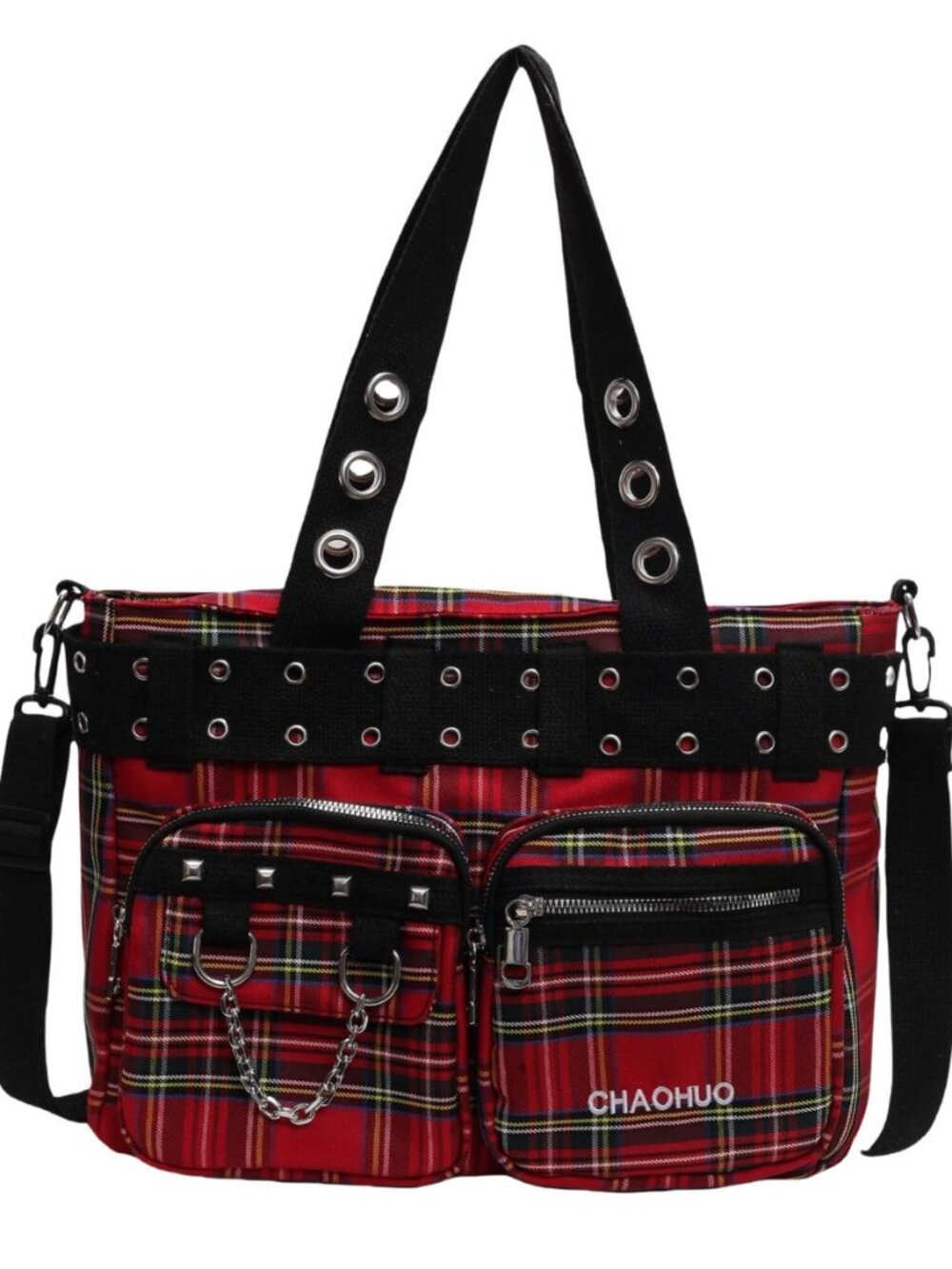 Goth Punk Messenger Bag, Emo Gothic Shoulder Bag
